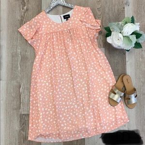 Dot Ruffle Sleeve Boutique Dress